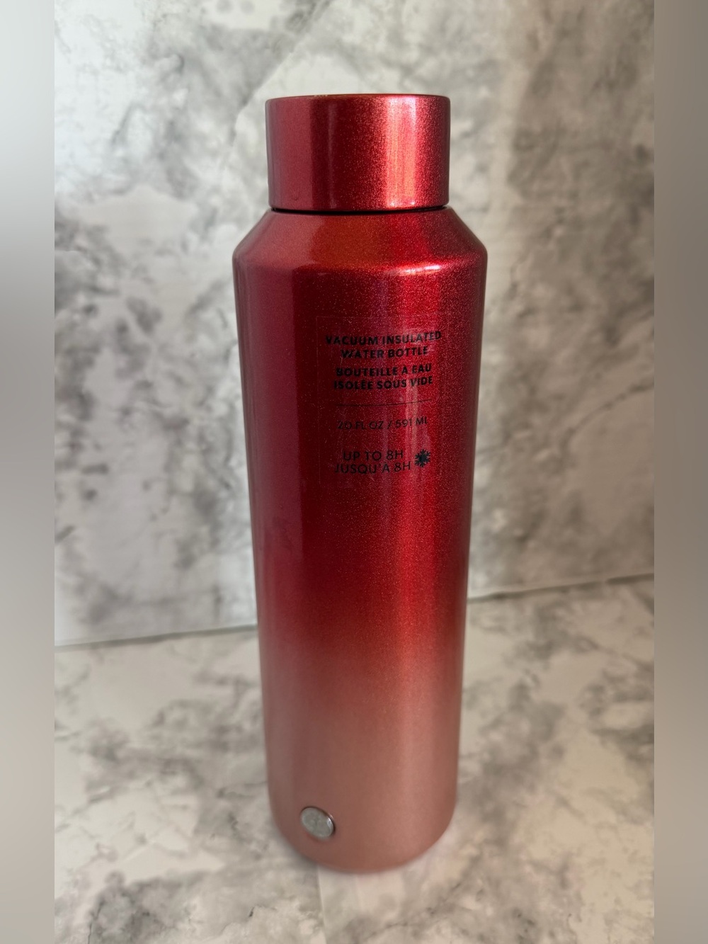 Starbucks Metallic Red Gradient Vacuum Insulated Bottle